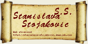 Stanislava Stojaković vizit kartica